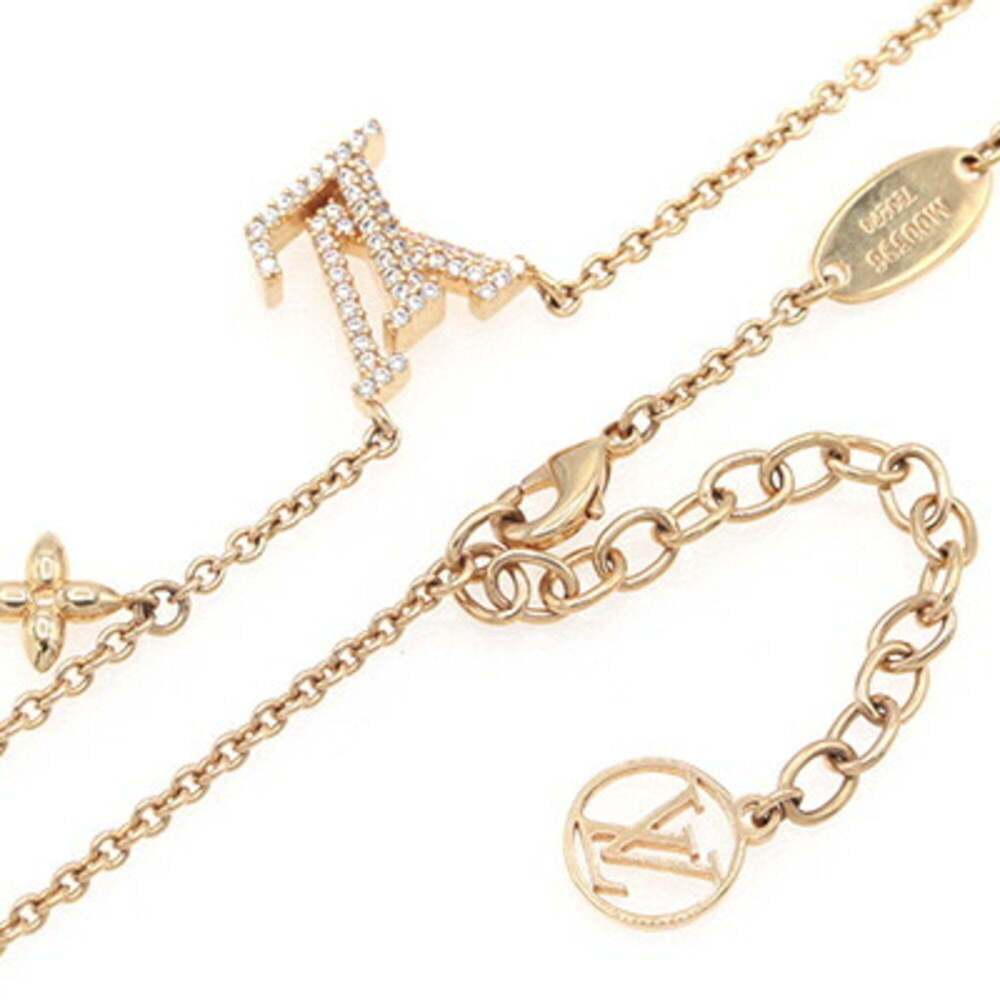 LOUIS VUITTON Gold Necklace - Picture 3 of 6